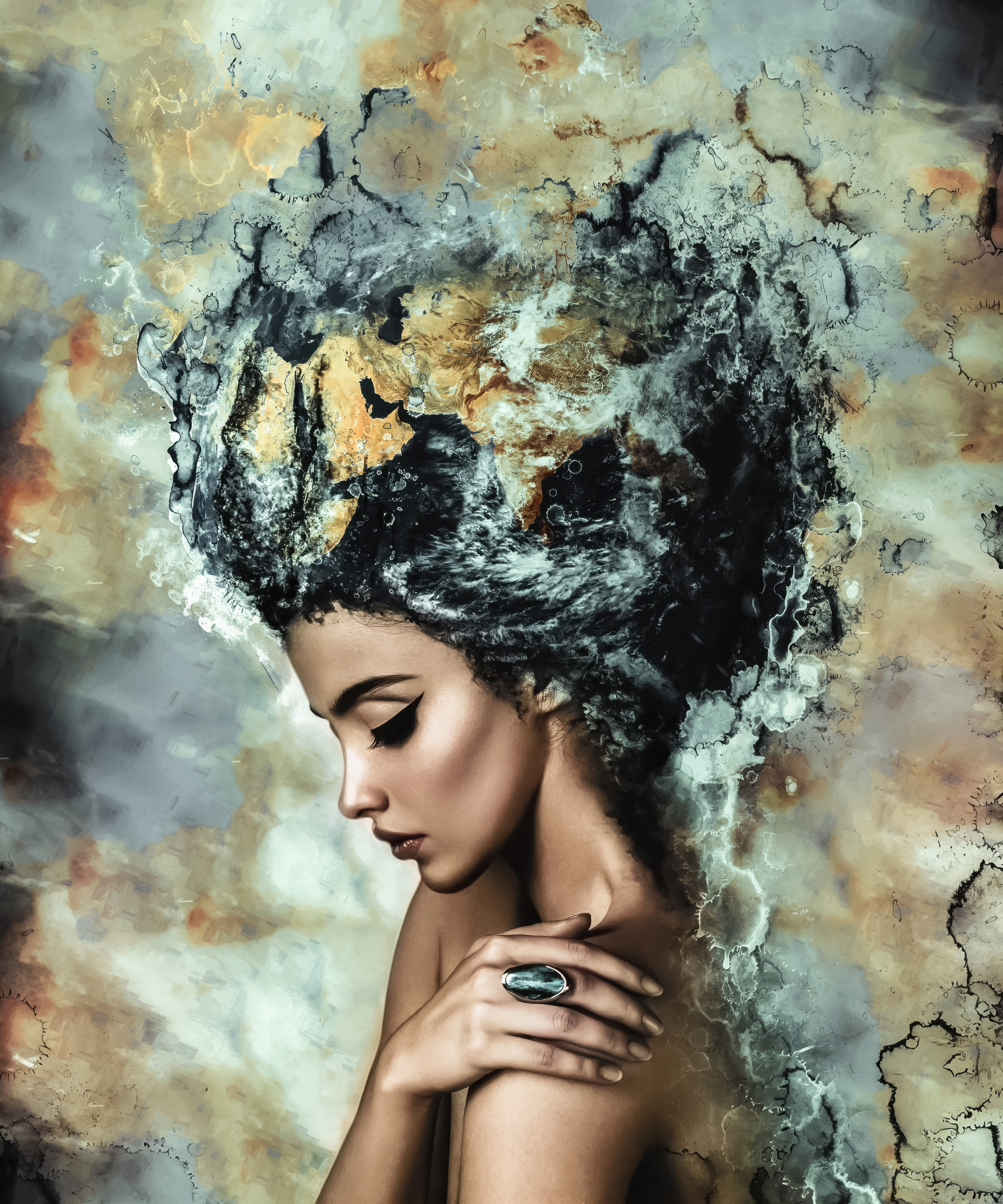 "Earth In Mind by Ermac Kiyani"