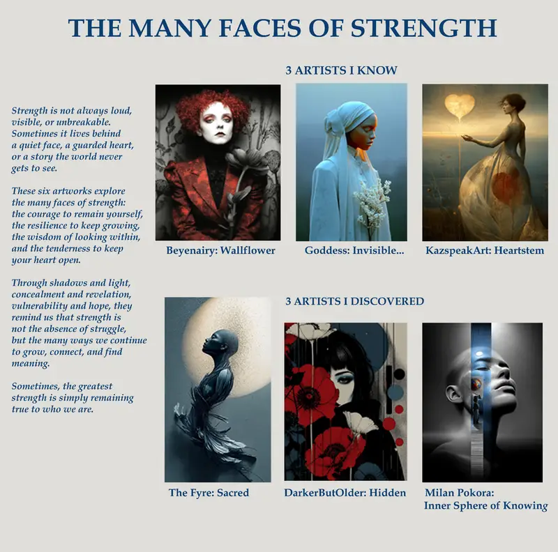 THE MANY FACES OF STRENGTH by FotoGraaGHanneke